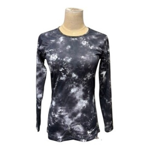 Nwt! "Athleta" Supernova Crew Rashguard Tie Dye Workout Top Sz S Msrp-74.00 Spf